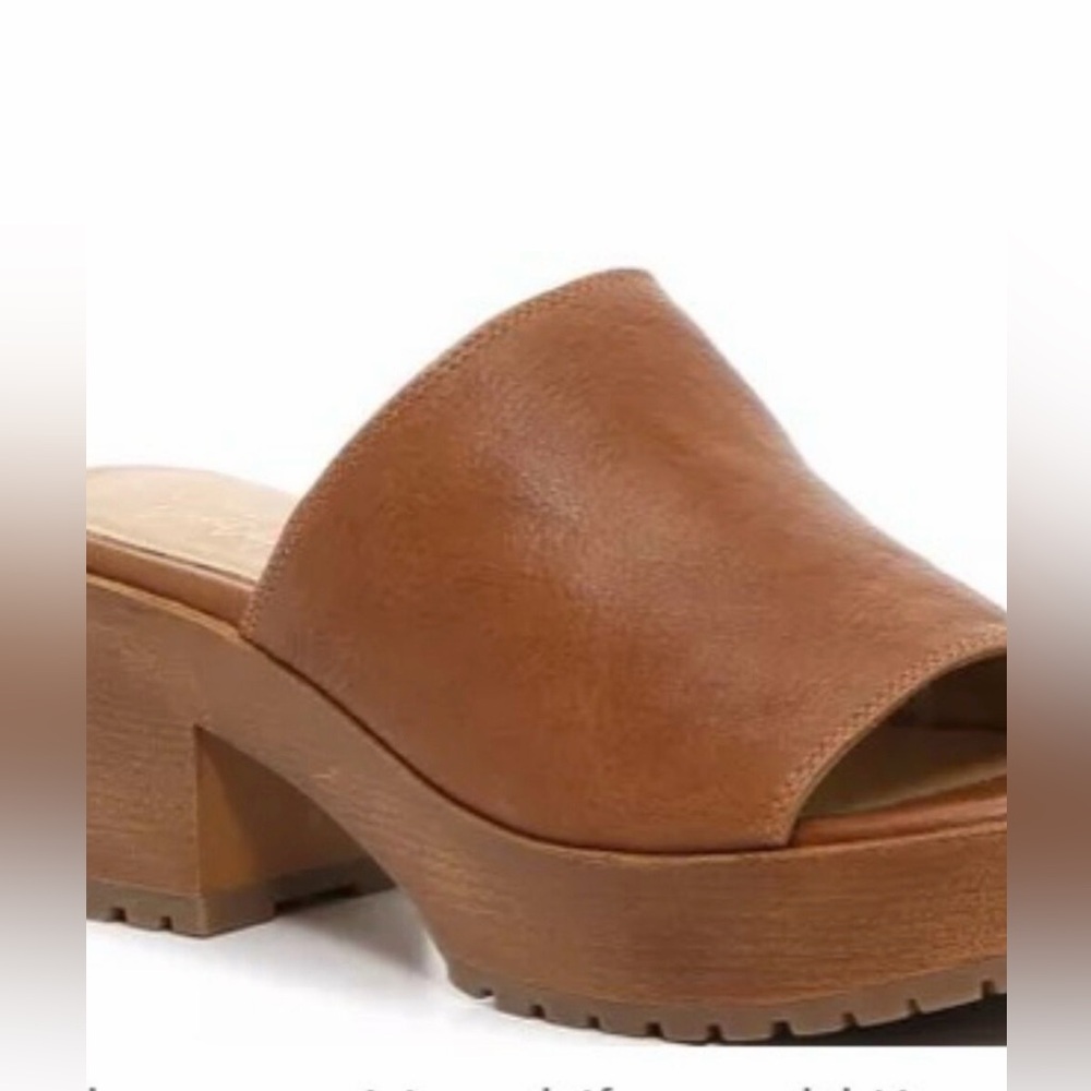 Crown Vintage Liglita Platform Sandals Genuine Leather